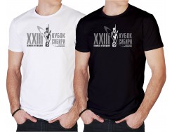 Футболка производства SGC. 2024 год. XXIII Кубок Сибири по спортивной гимнастике на призы Губернатора Кузбасса