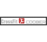 Шеврон на накладку "Crossfit Coober". Размер - 112 х 21 мм.