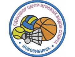 Шеврон Центра игровых видов спорта. d - 73 мм.
